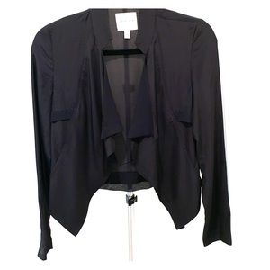Black silk jacket